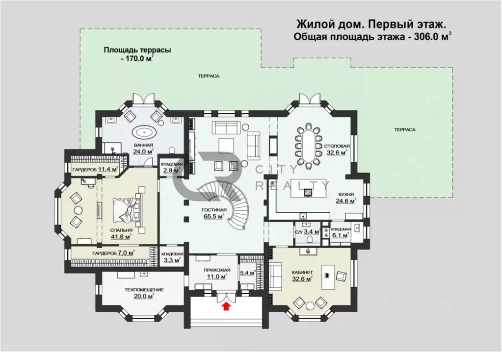 Коттедж в Санкт-Петербург пос. Парголово, Санаторный пер. (540 м) - Фото 1