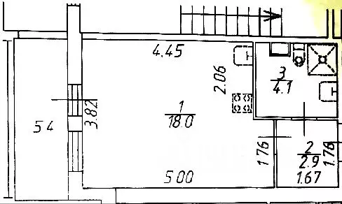 Студия Санкт-Петербург ул. Летчика Лихолетова, 14к2 (25.0 м) - Фото 2