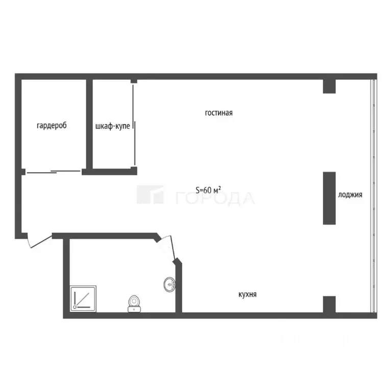 Свободной планировки кв. Алтайский край, Барнаул тракт Змеиногорский, ... - Фото 2