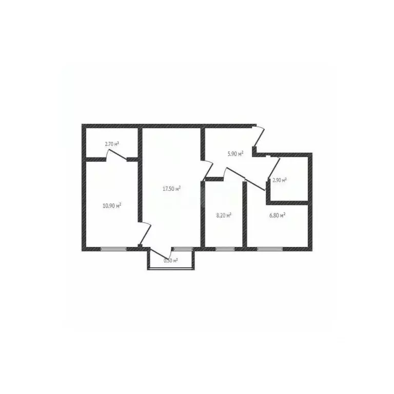 3-к кв. Брянская область, Брянск ул. Володарского, 48 (54.9 м) - Фото 0