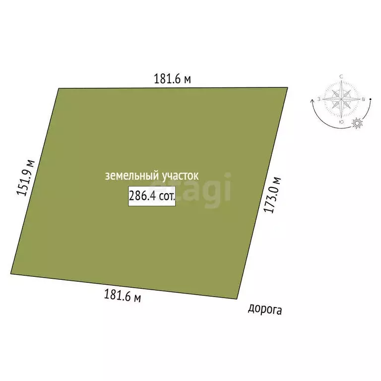 Участок в Пушкин, территория Гуммолосары (286 м) - Фото 1