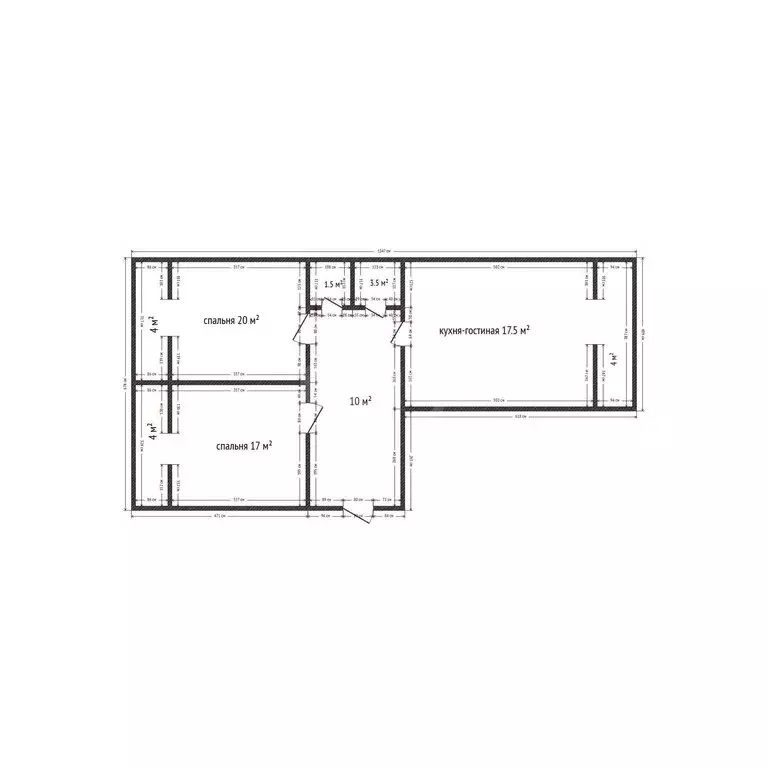 2-комнатная квартира: Махачкала, улица Хаджи Булача, 17Д (80 м) - Фото 1