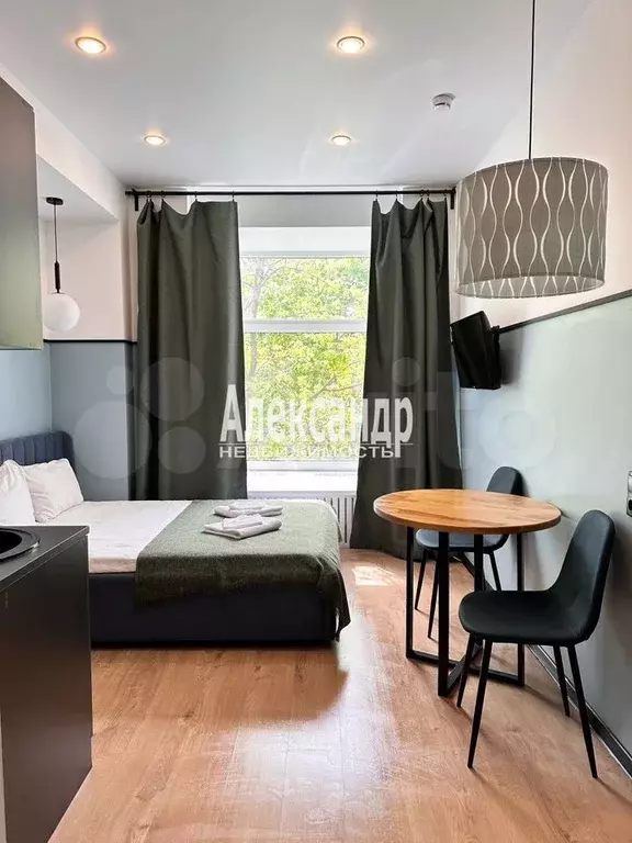 Апартаменты-студия, 16,5 м, 2/5 эт. - Фото 0
