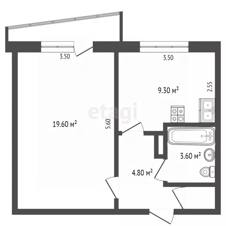 1-к кв. Владимирская область, Ковров Волго-Донская ул., 26 (37.5 м) - Фото 1