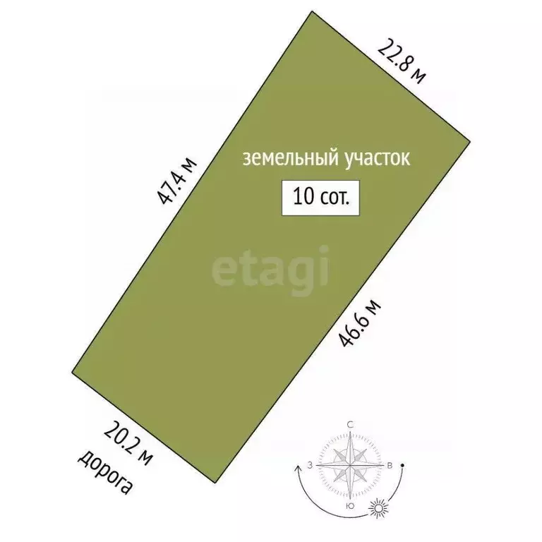 Участок в Тюменская область, Нижнетавдинский муниципальный округ, ... - Фото 1