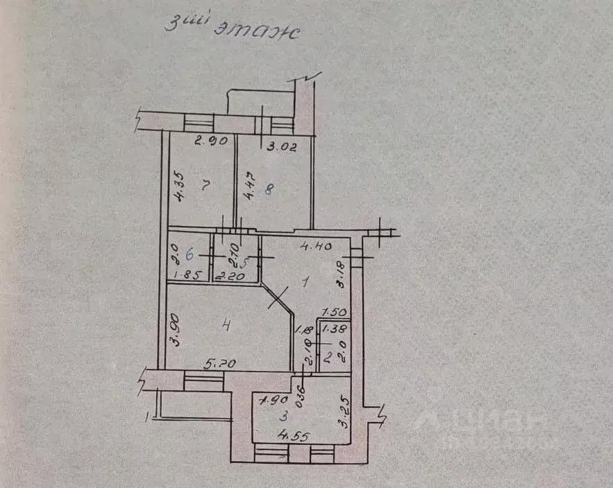 3-к кв. Хакасия, Абакан ул. Чертыгашева, 126 (90.0 м) - Фото 1