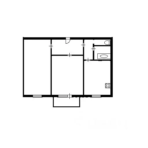 2-к кв. Новосибирская область, Новосибирск ул. Титова, 236/2 (55.0 м) - Фото 1