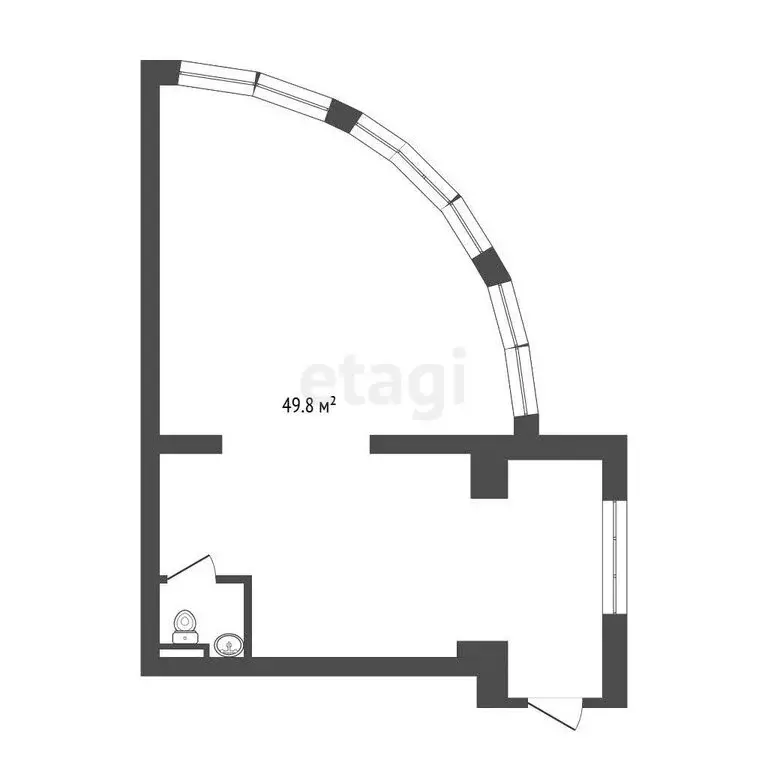Офис (49.81 м) - Фото 0