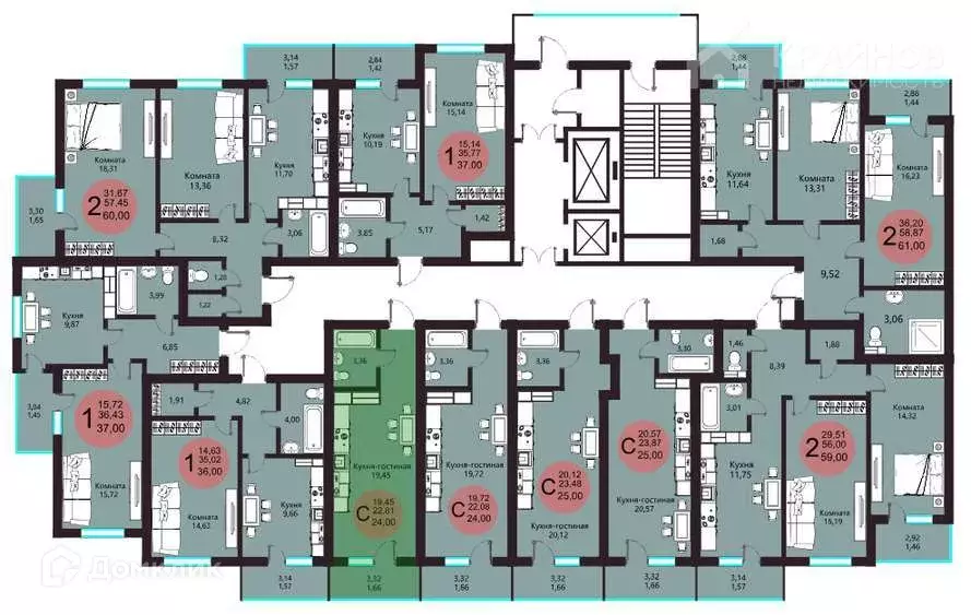 Продаётся квартира-студия, 24 м - Фото 1