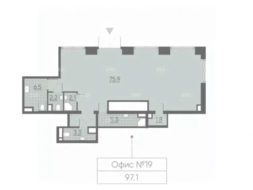 Помещение свободного назначения в Москва ул. Борисовские Пруды, 1 (97 ... - Фото 2