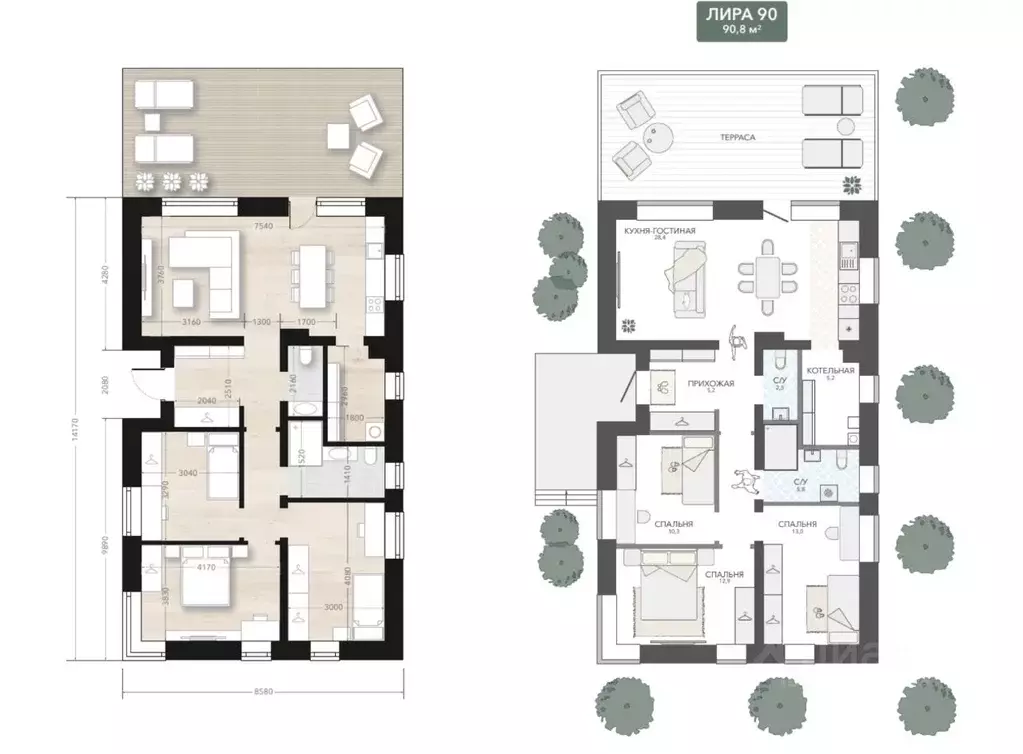 Дом в Московская область, Щелково городской округ, д. Никифорово  (90 ... - Фото 2