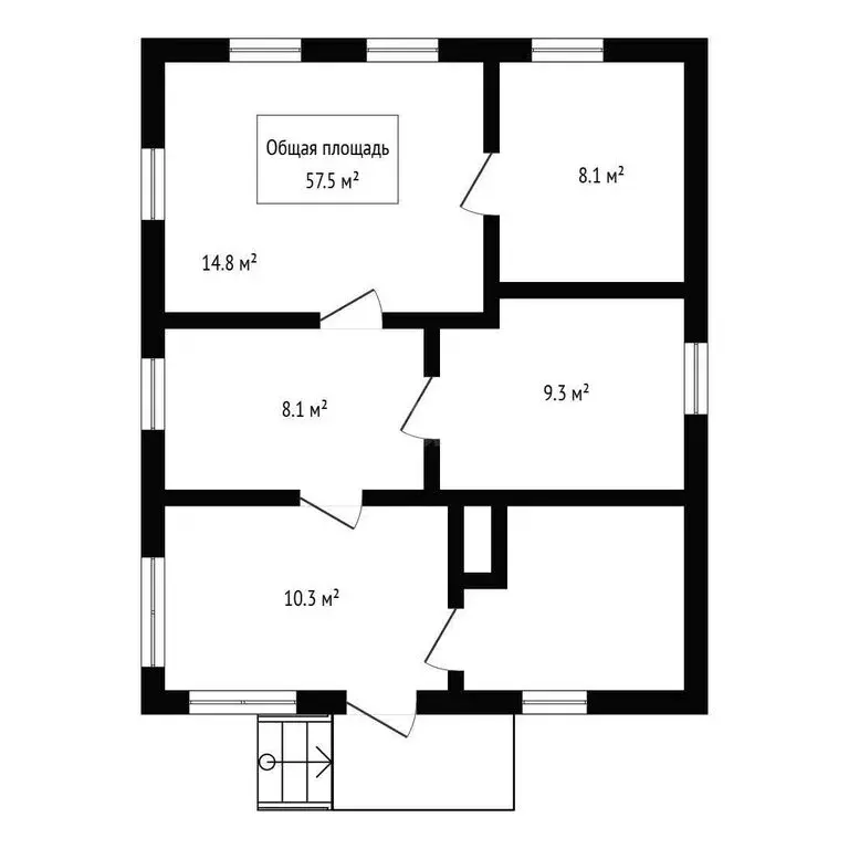 Дом в Искитим, Транспортная улица (57.5 м) - Фото 1