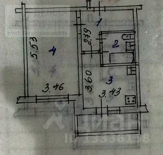 1-к кв. Ивановская область, Иваново ул. Куконковых, 154 (40.3 м) - Фото 2