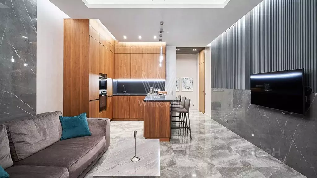 3-к кв. Москва 1-й Смоленский пер., 21 (92.0 м) - Фото 1