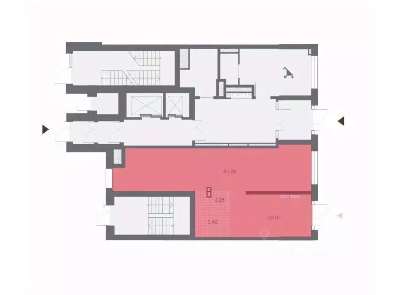 Помещение свободного назначения в Санкт-Петербург № 54 муниципальный ... - Фото 2