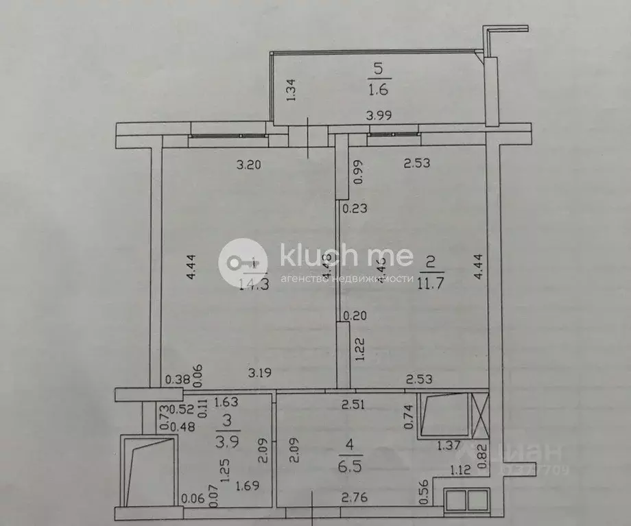 1-к кв. Татарстан, Казань ул. Рауиса Гареева, 103 (36.4 м) - Фото 1