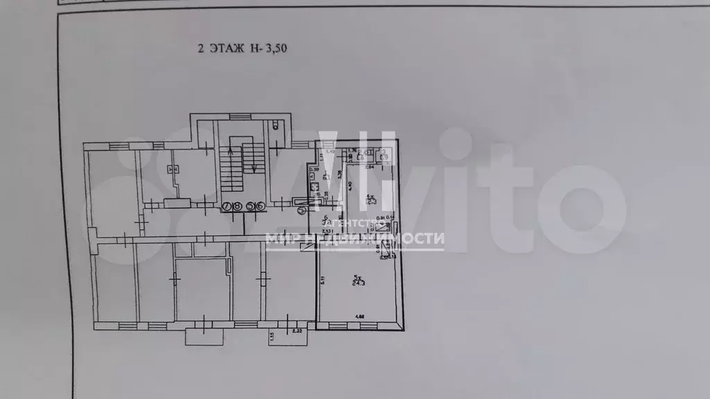 2-к. квартира, 45,2 м, 2/4 эт. - Фото 0