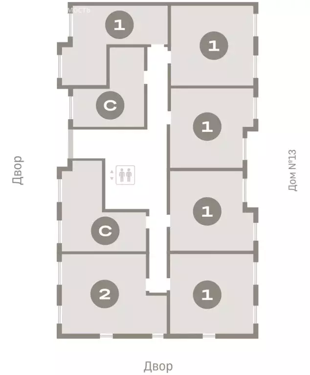 Квартира-студия: Новоселье, ЖК Брусника (34.55 м) - Фото 2