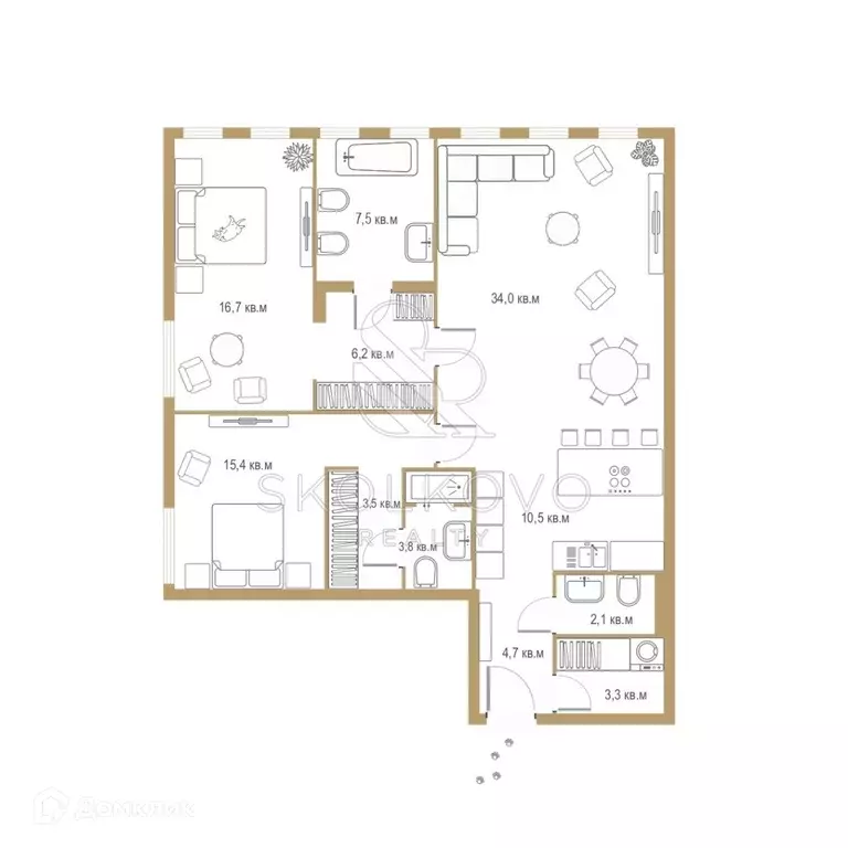 Продаётся 3-к квартира, 111.5 м - Фото 1