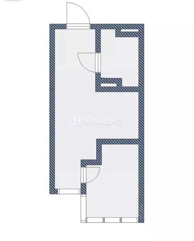 Студия Ростовская область, Ростов-на-Дону ул. Нансена, 109/2 (22.0 м) - Фото 2