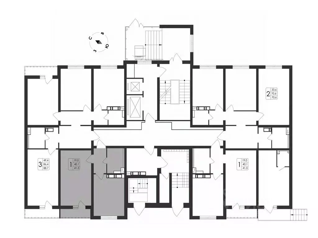 1-к кв. Воронежская область, Воронеж Первое Мая мкр, Май жилой ... - Фото 2