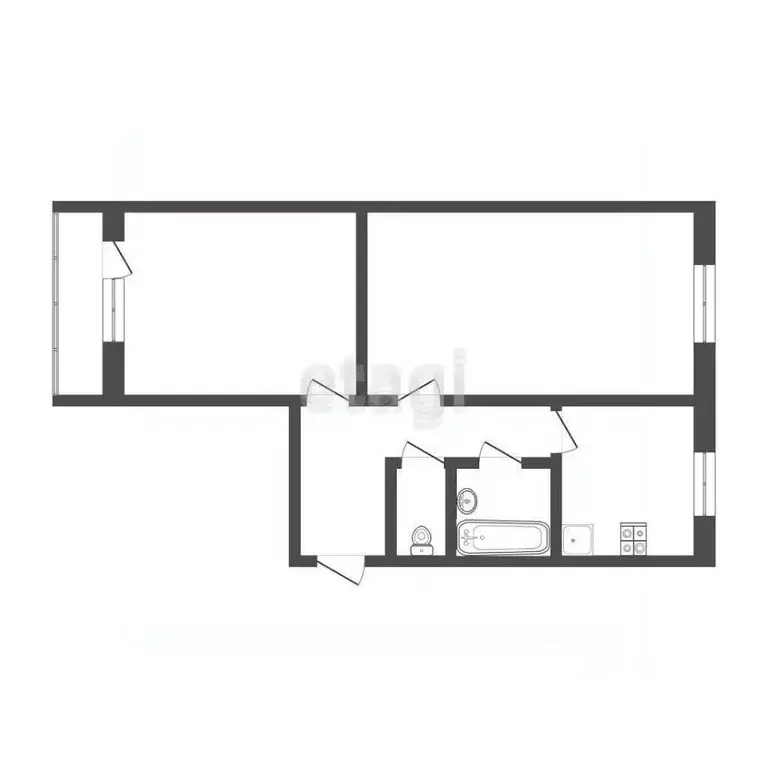 2-к кв. Мордовия, Саранск Серадзская ул., 7 (38.0 м) - Фото 2