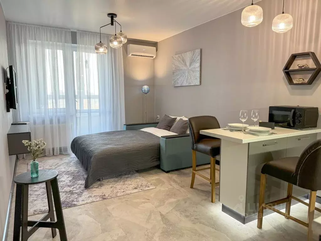 1-к кв. Краснодарский край, Краснодар ул. Имени В.Н. Мачуги, 166к2 ... - Фото 1