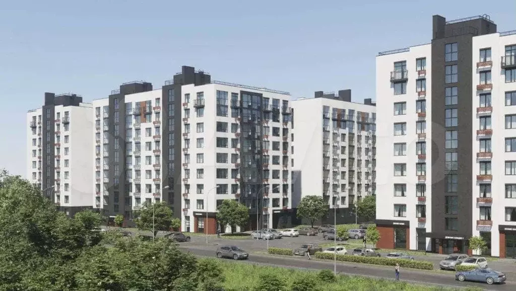 2-к. квартира, 55,4 м, 7/9 эт. - Фото 0