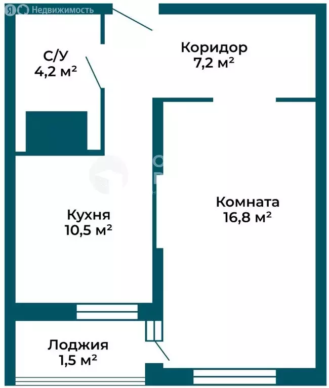 1-комнатная квартира: Екатеринбург, улица Павла Шаманова, 52 (39.1 м) - Фото 1