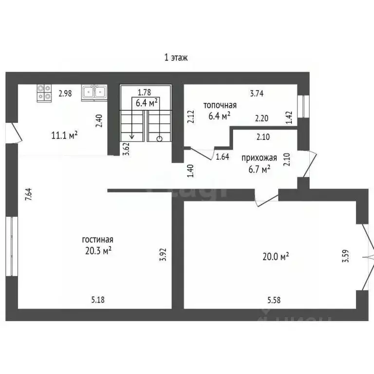Дом в Башкортостан, Стерлитамакский район, Отрадовский сельсовет, д. ... - Фото 2