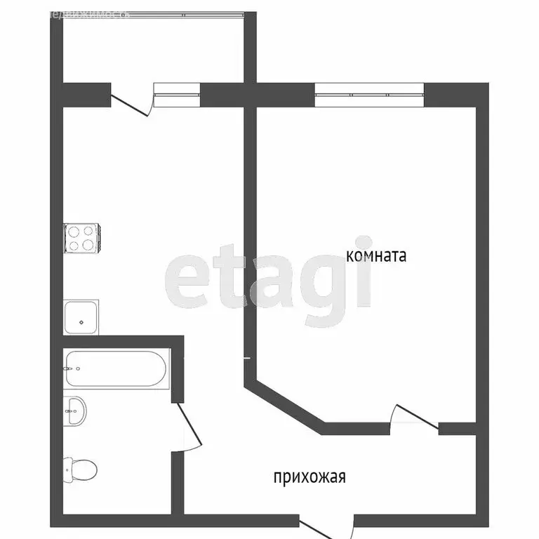 1-комнатная квартира: Ростов-на-Дону, Нахичевань, улица Городовикова, ... - Фото 0