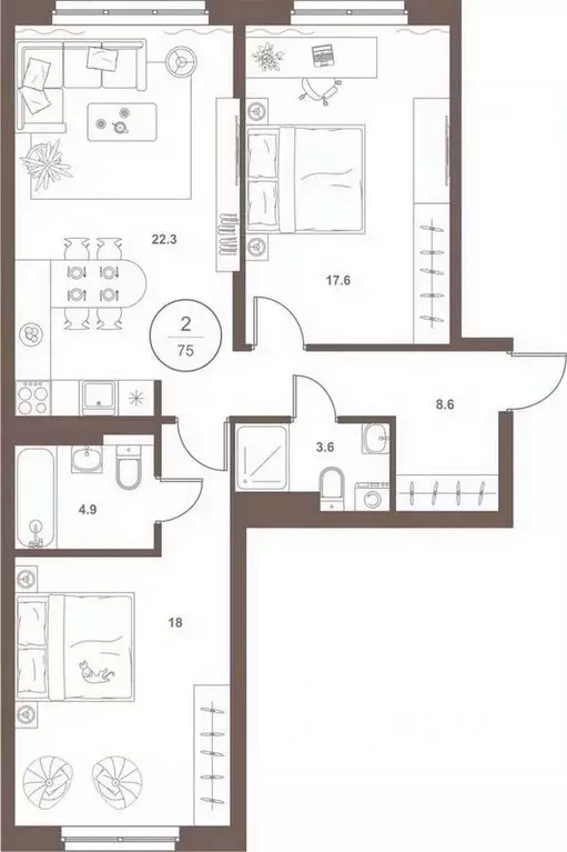 2-к кв. Пензенская область, Пенза Арбеково жилрайон, Дальнее Арбеково ... - Фото 1