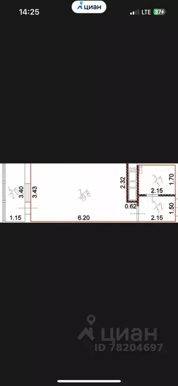 Студия Ленинградская область, Мурино Всеволожский район, ул. Шувалова, ... - Фото 2