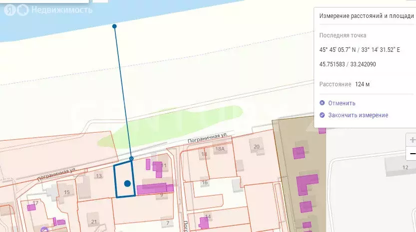 Участок в Стерегущее, Пограничная улица, 11 (5.3 м) - Фото 2