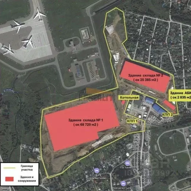 Склад в Московская область, Химки городской округ, д. Исаково  (21936 ... - Фото 2