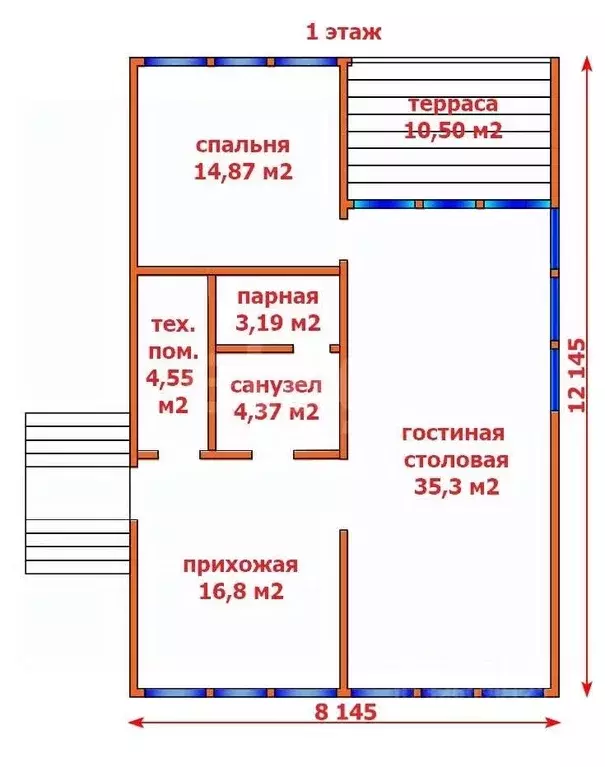 Дом в Ленинградская область, Всеволожский район, Куйвозовское с/пос, ... - Фото 2