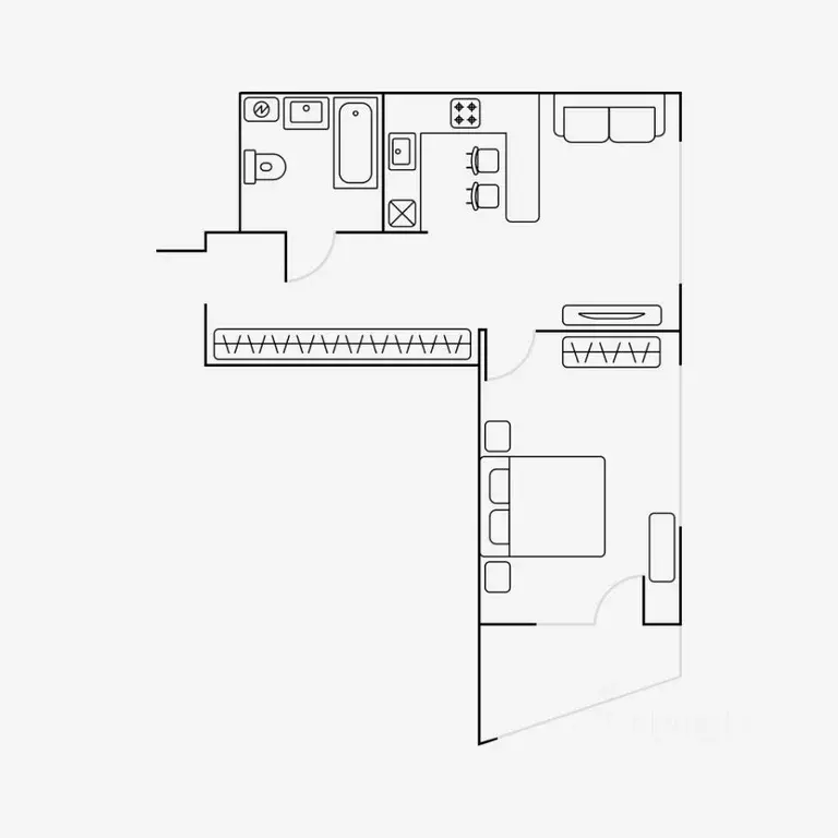 2-к кв. Москва Автозаводская ул., 23Бк2 (47.0 м) - Фото 1