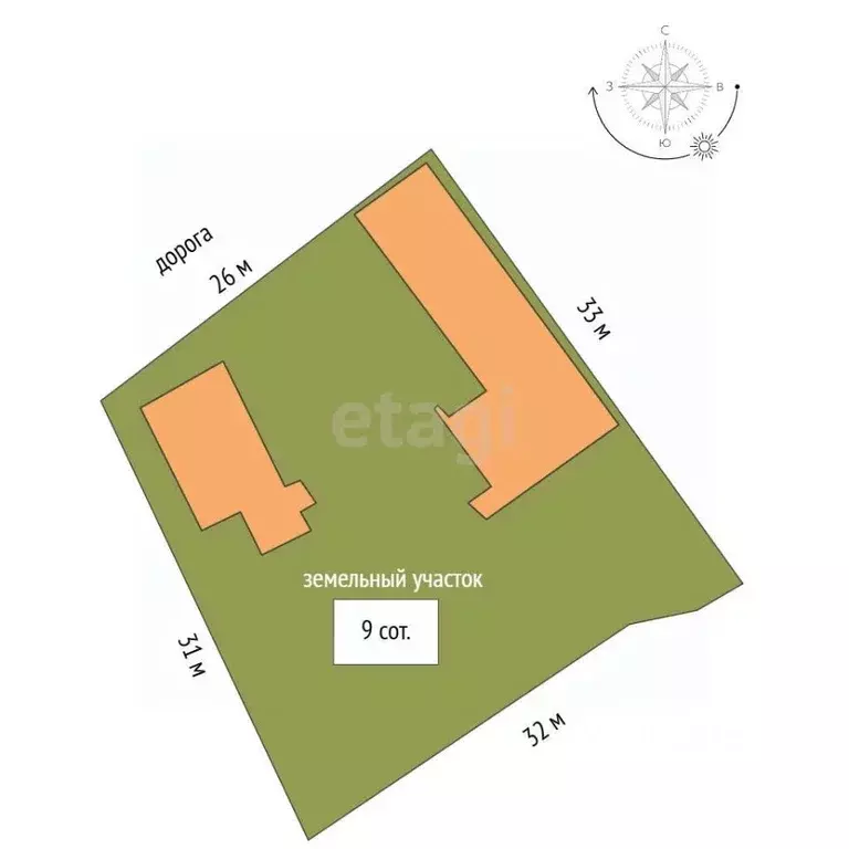 Дом в Ростовская область, Мясниковский район, Краснокрымское с/пос, с. ... - Фото 2