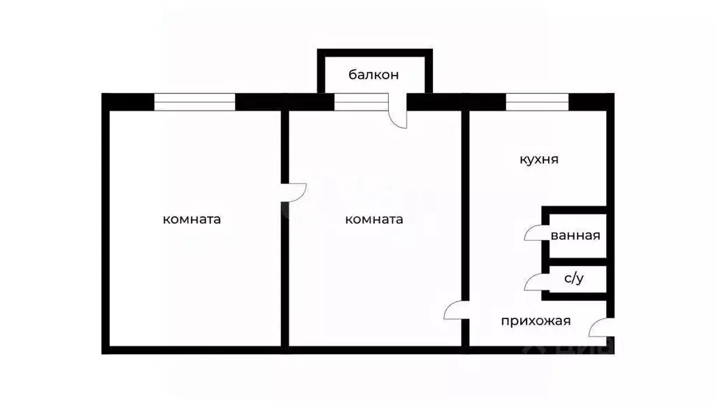 2-к кв. Иркутская область, Иркутск Советская ул., 87 (41.3 м) - Фото 2