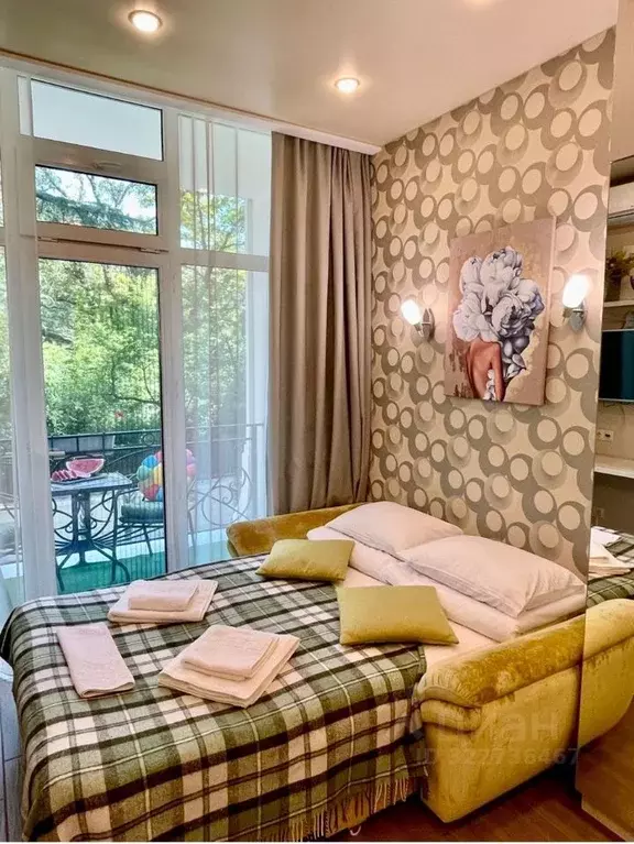 Студия Краснодарский край, Сочи Светлана мкр, ул. Депутатская, 10Д ... - Фото 1