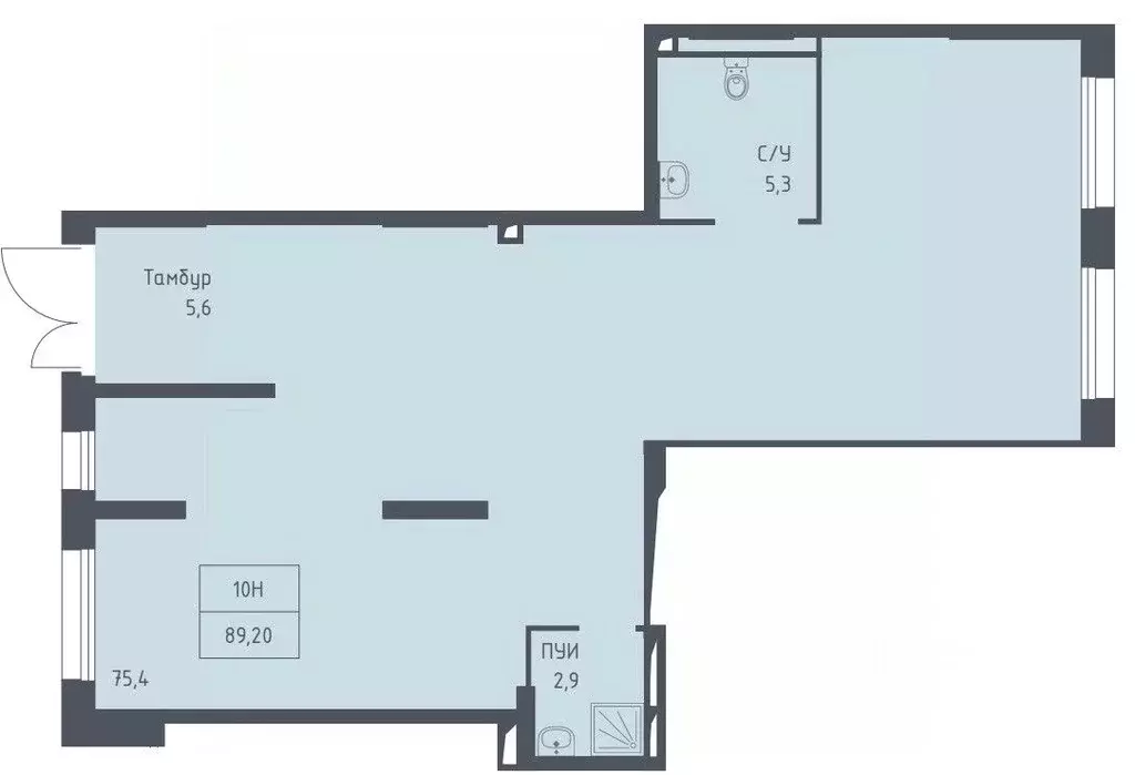 Торговая площадь в Москва Ленинградское ш., 229Вк1 (89 м) - Фото 1