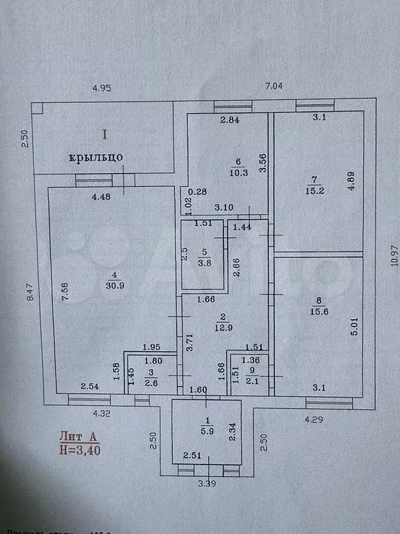 Дом 105 м на участке 8 сот. - Фото 0