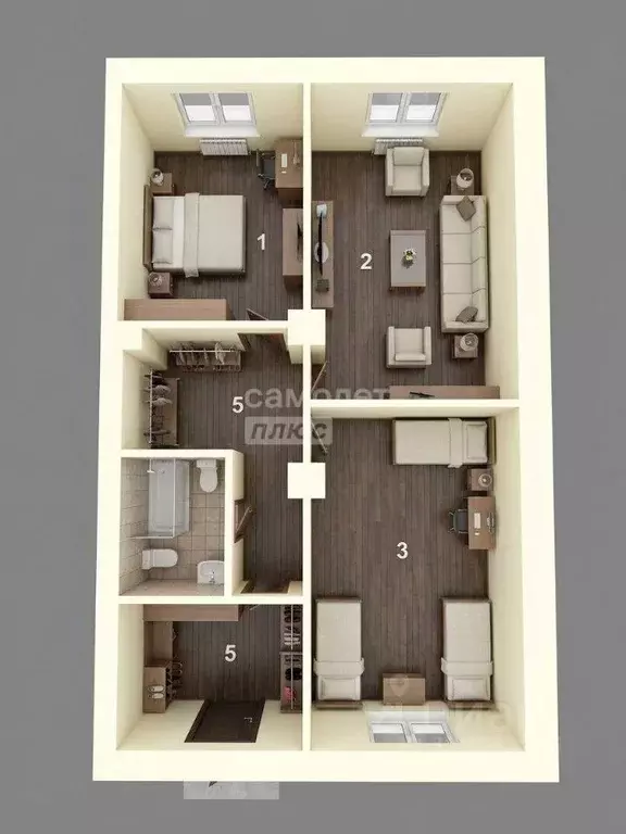 3-к кв. Москва Первомайская ул., 46 (84.9 м) - Фото 1