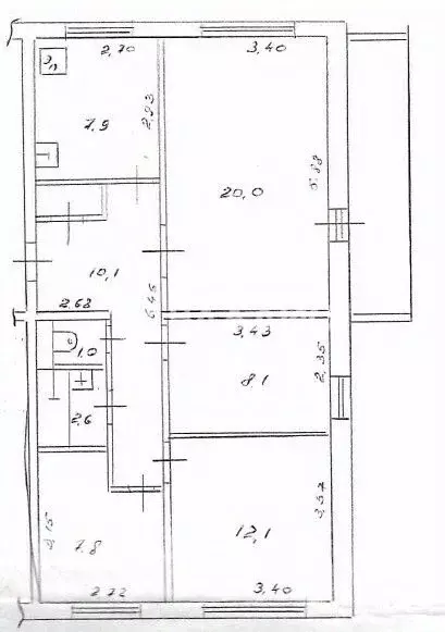4-к кв. Карелия, Кондопога ул. Советов, 5 (70.7 м) - Фото 2