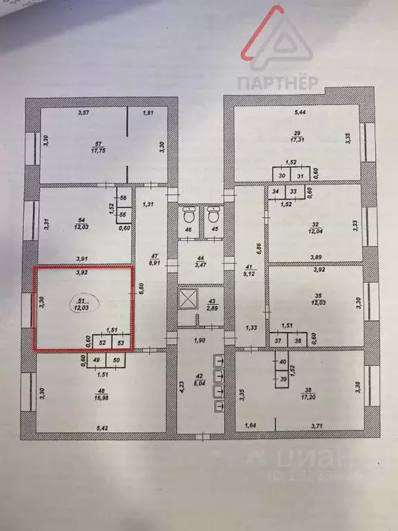 Комната Ульяновская область, Димитровград Московская ул., 66 (12.0 м) - Фото 2