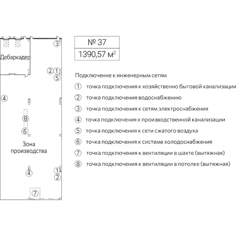 Производственное помещение в Москва Рябиновая ул., 42АС10 (1391 м) - Фото 1