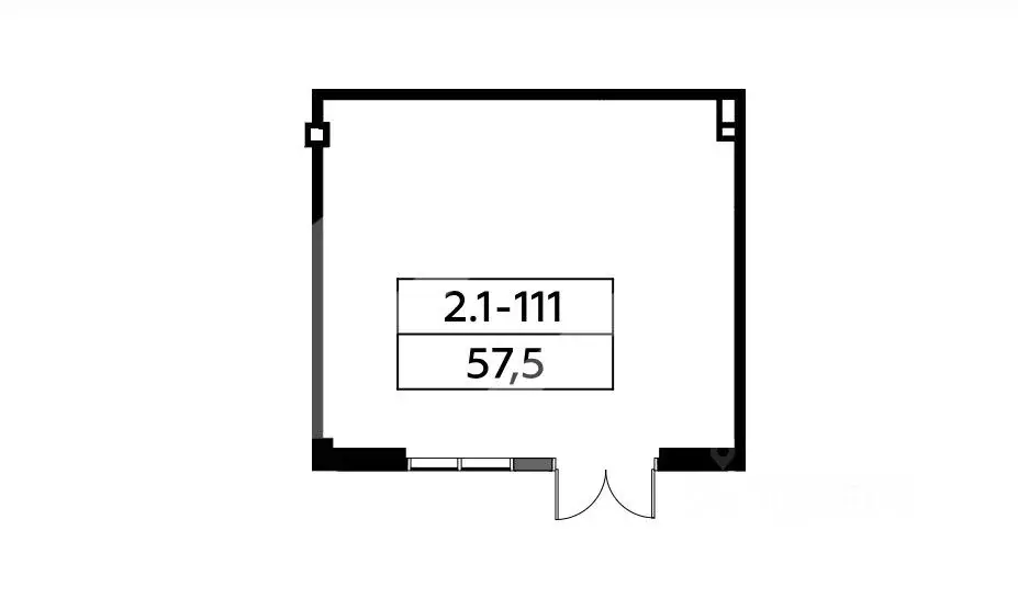 Помещение свободного назначения в Москва БК Прокшино тер., 2 (58 м) - Фото 2