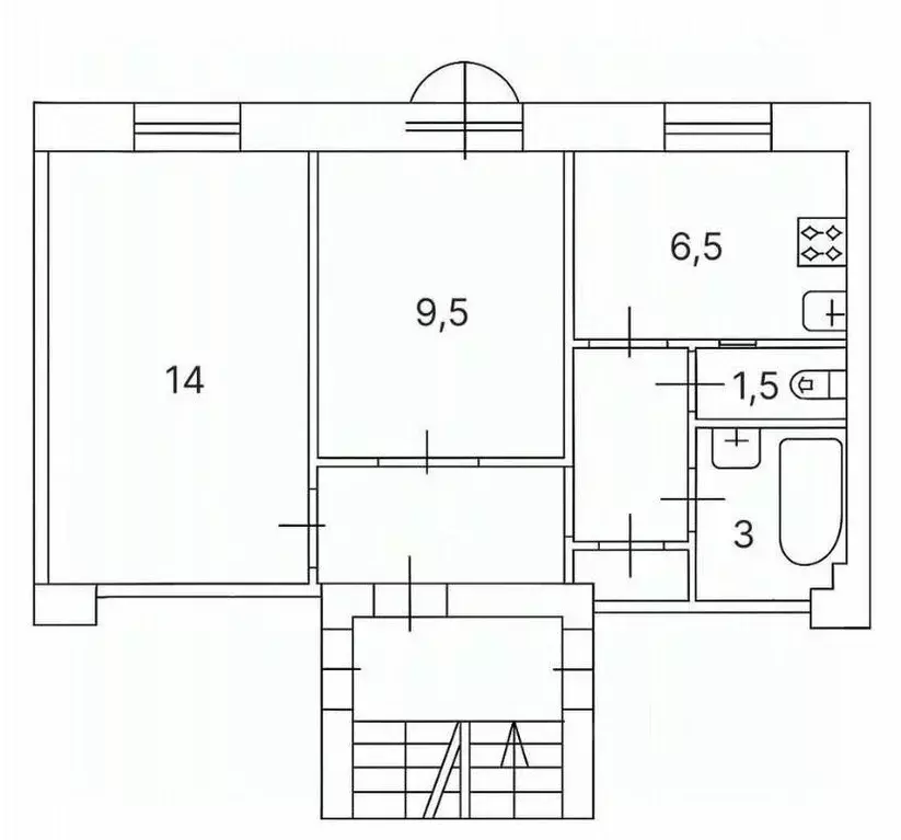 2-к кв. Санкт-Петербург Удельный просп., 21 (42.0 м) - Фото 2
