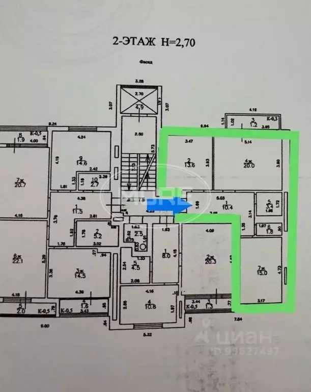 2-к кв. Калининградская область, Калининград Артиллерийская ул., 52 ... - Фото 2