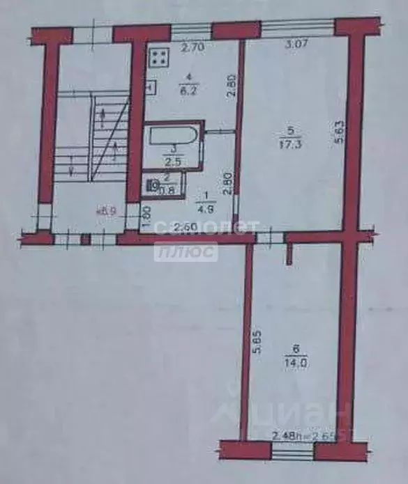2-к кв. Челябинская область, Красноармейский муниципальный округ, пос. ... - Фото 2